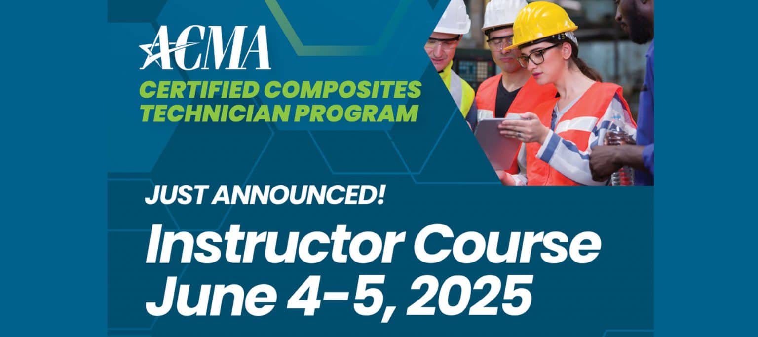 Events from May 6, 2025 September 8, 2025 American Composites Manufacturers Association